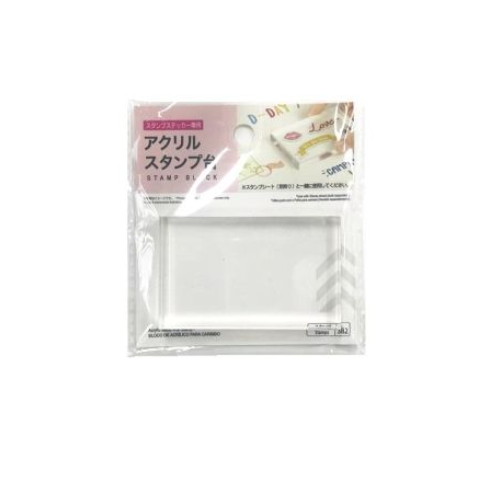 Acrylic Block for Stamp 5cm x 8cm x 0.9cm
