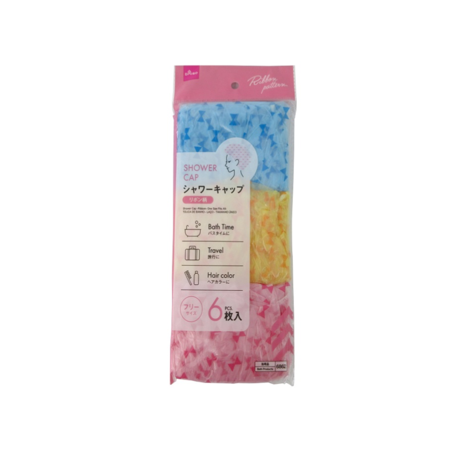 Shower Cap with Ribbon One Size