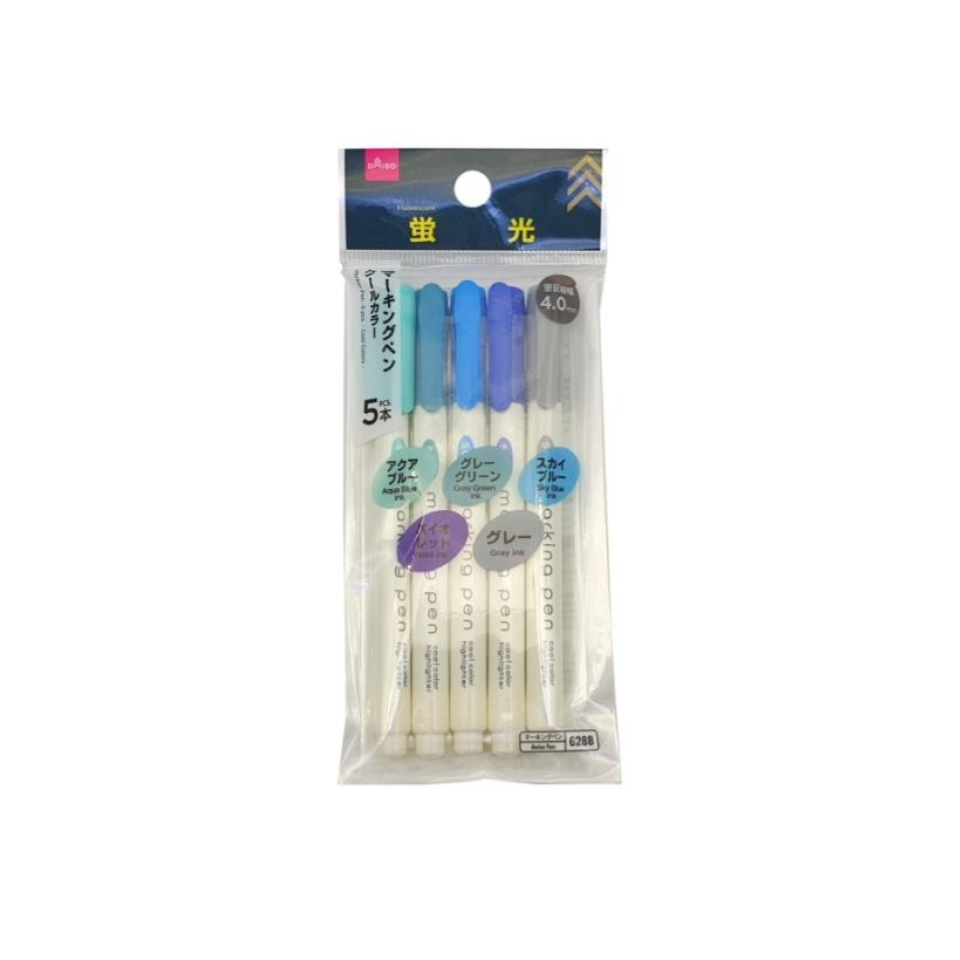 Marker Pen Cool Colors