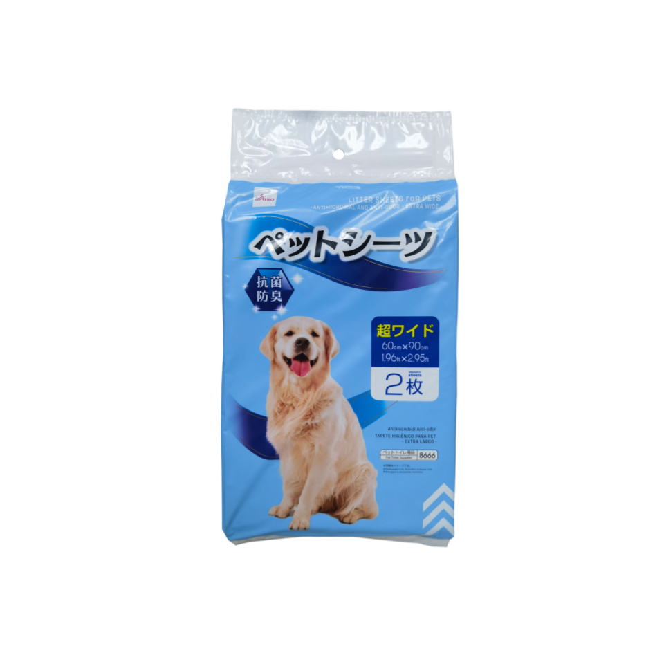 Litter Sheets for Pets Antimicrobial and Anti Odor Extra Wide
