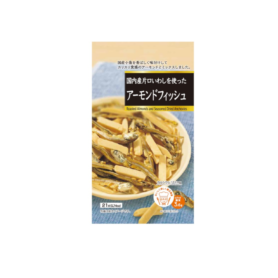 Roasted Almonds and Seasoned Dried Anchovies