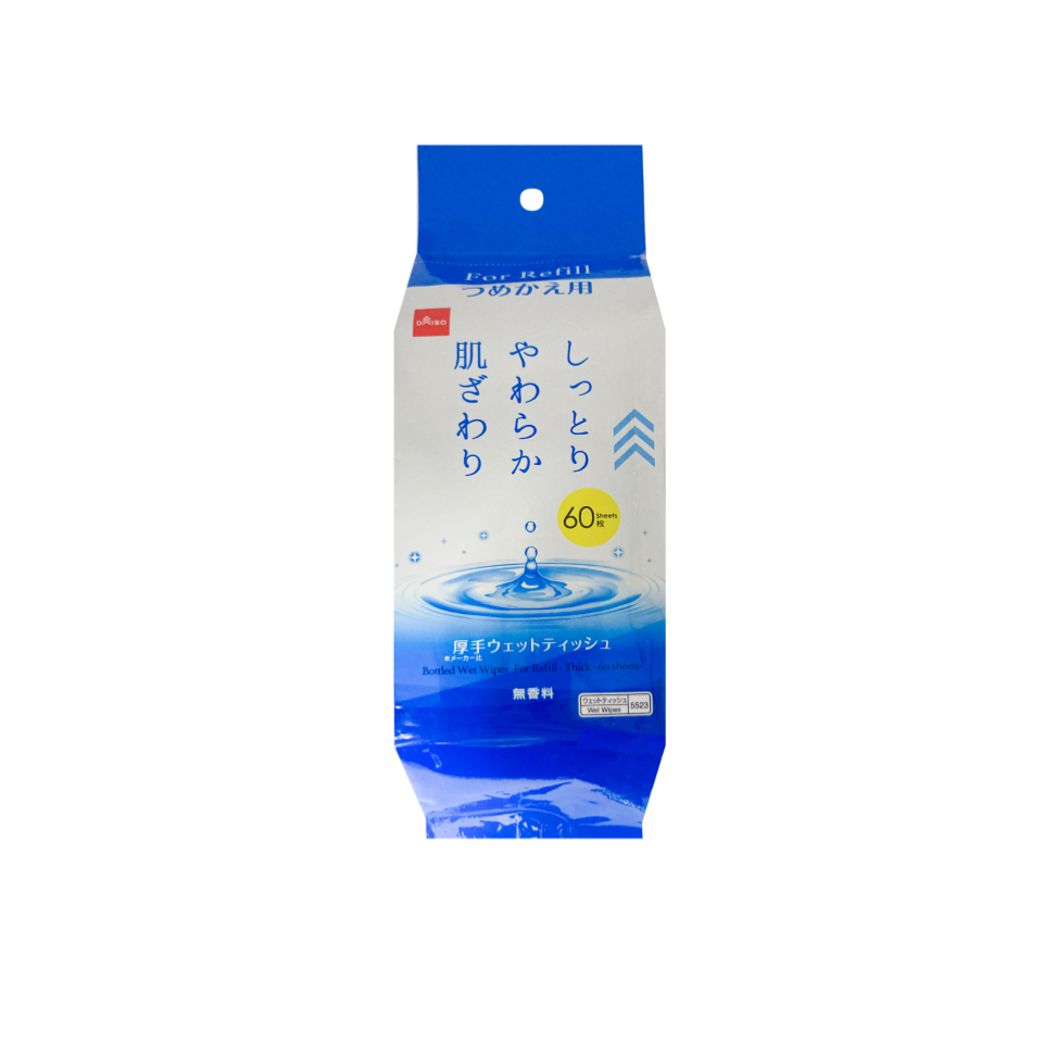 Bottled Wet Wipes for Refill Thick