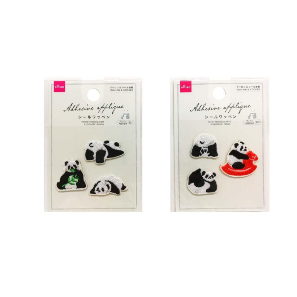 Adhesive Applique Panda