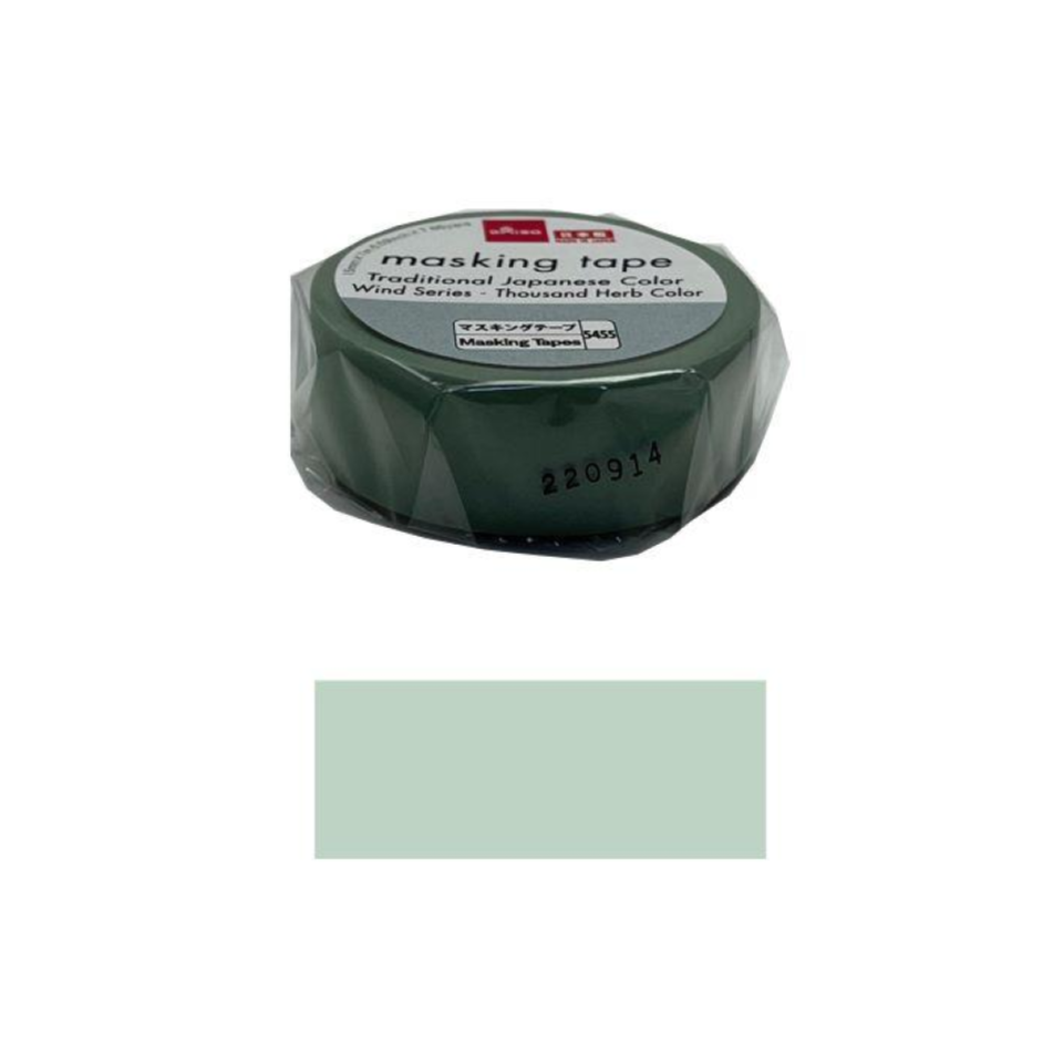 Masking Tape Traditional Japanese Color Wind Series Thousand Herb Color