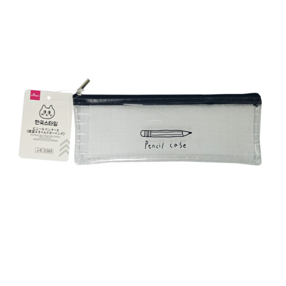 Vinyl Pencil Case Korean Style Drawing