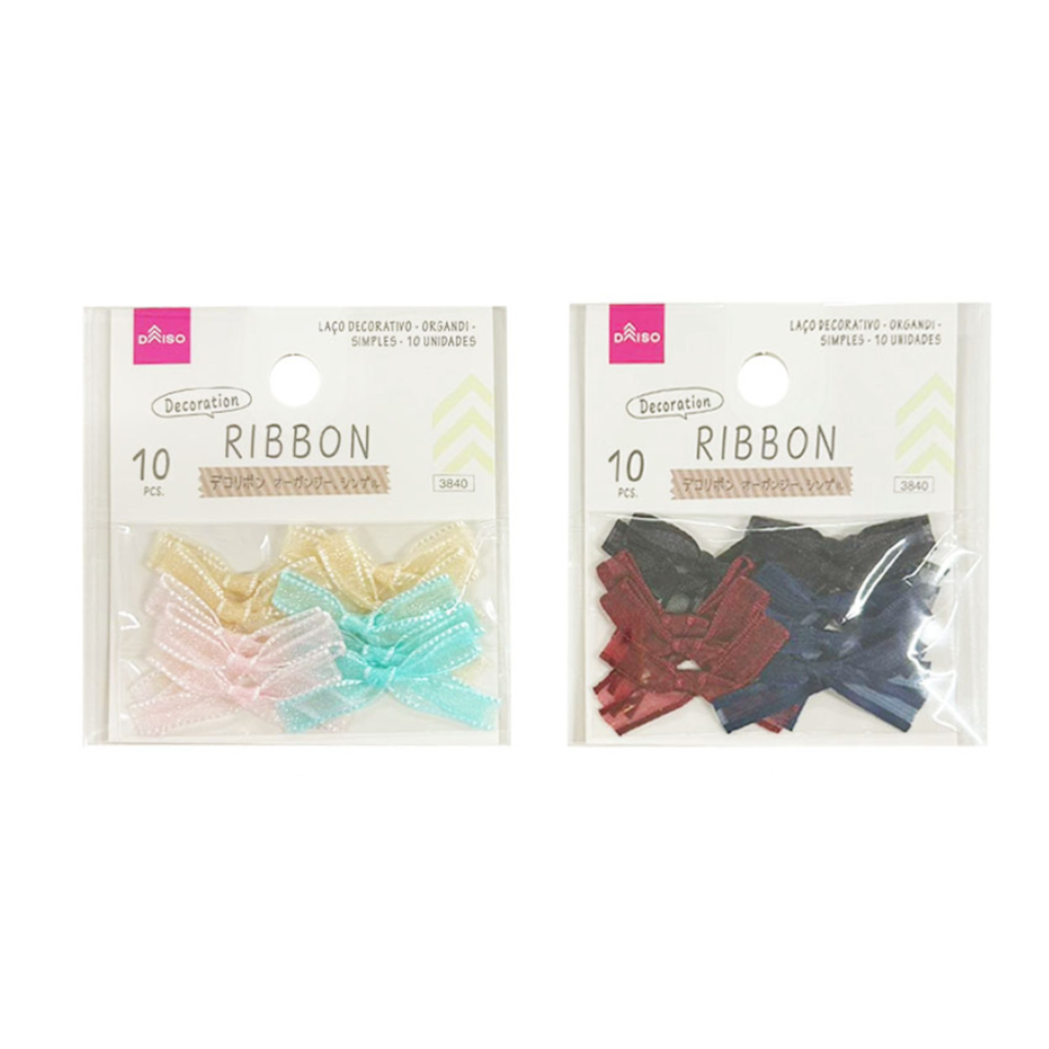 Decoration Ribbon Organdy Simple