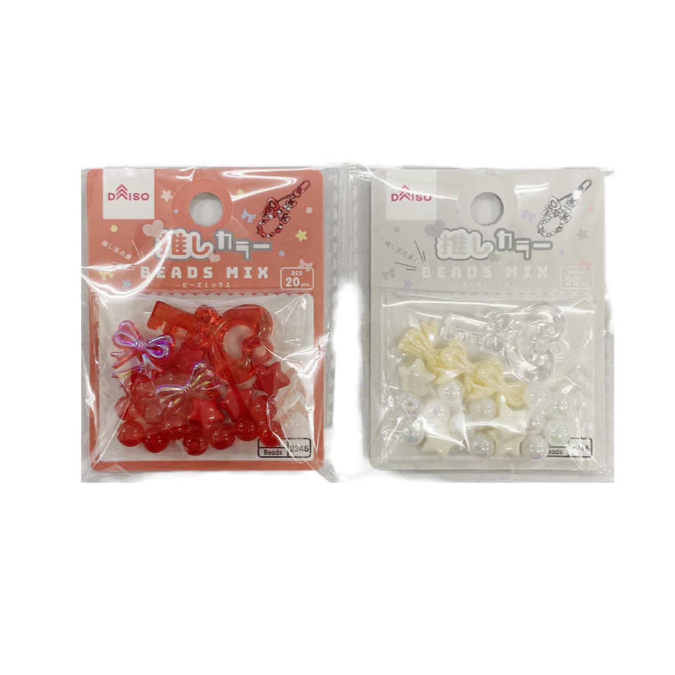 Beads Mix Red/White