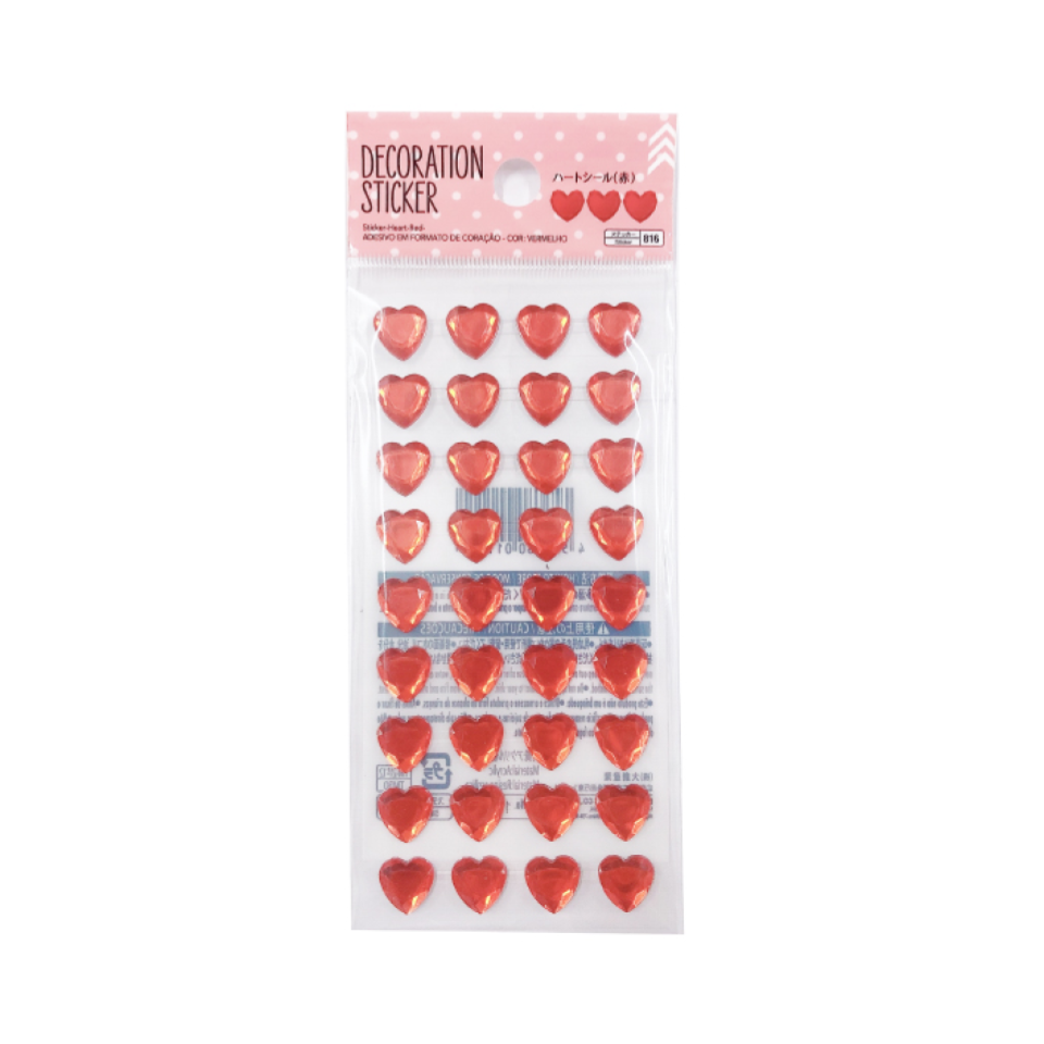 Sticker Heart Red