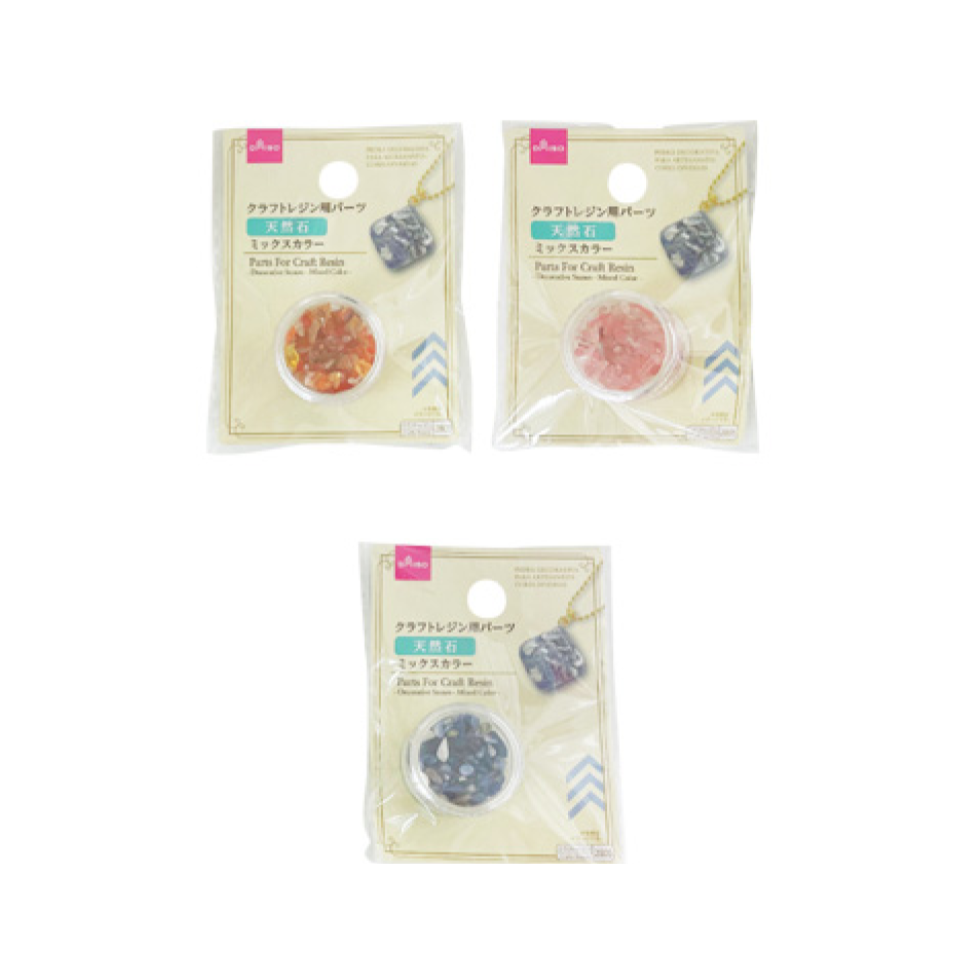 Parts for Craft Resin Decorative Stones Mixed Color