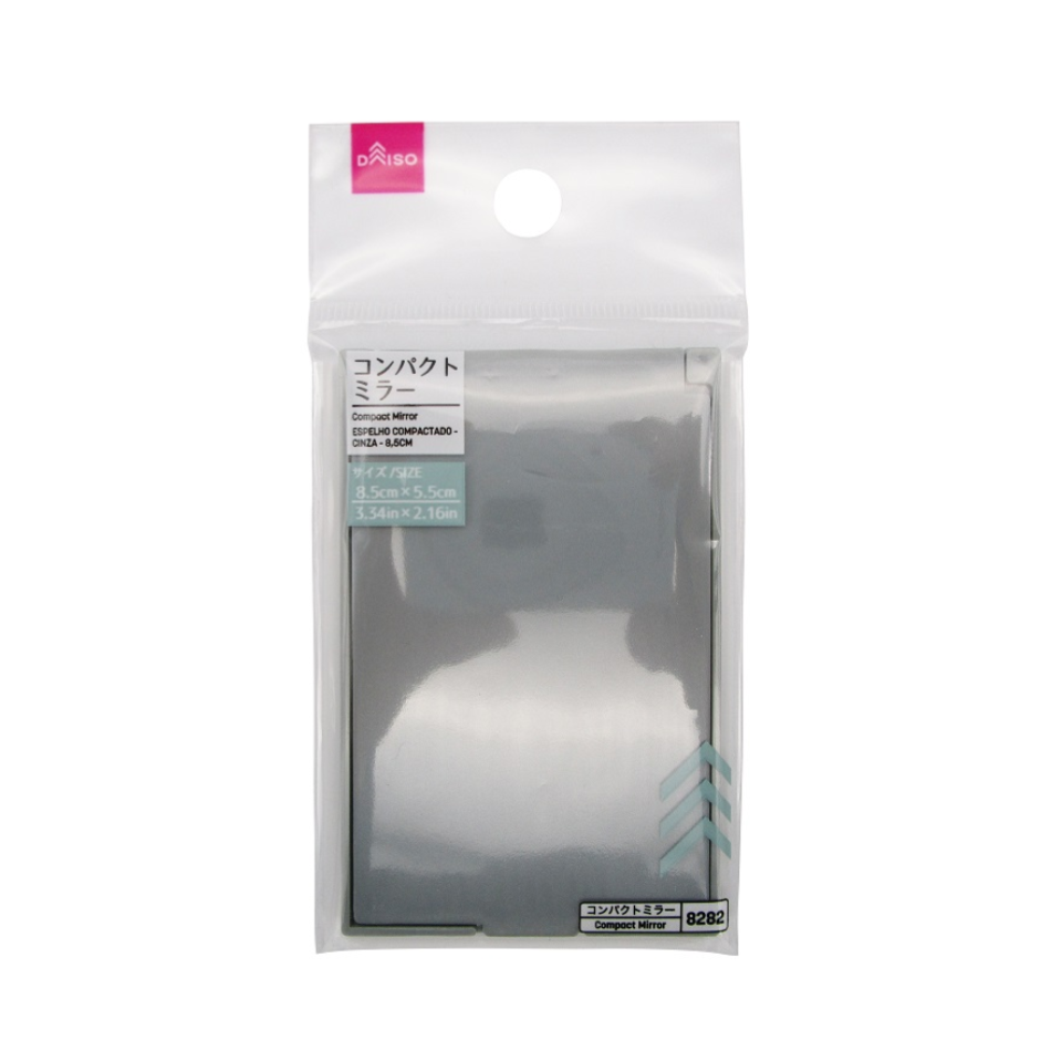 Compact Mirror Grey 8.5cm