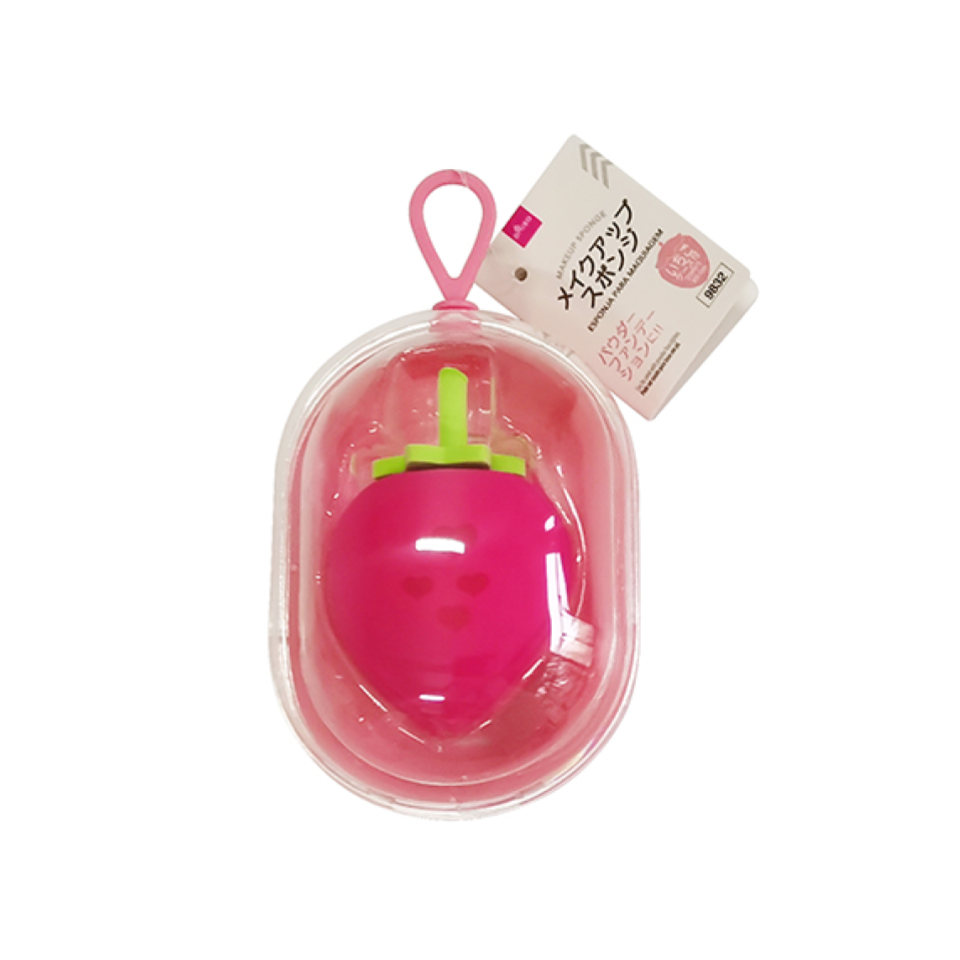 Makeup Sponge Strawberry with Case