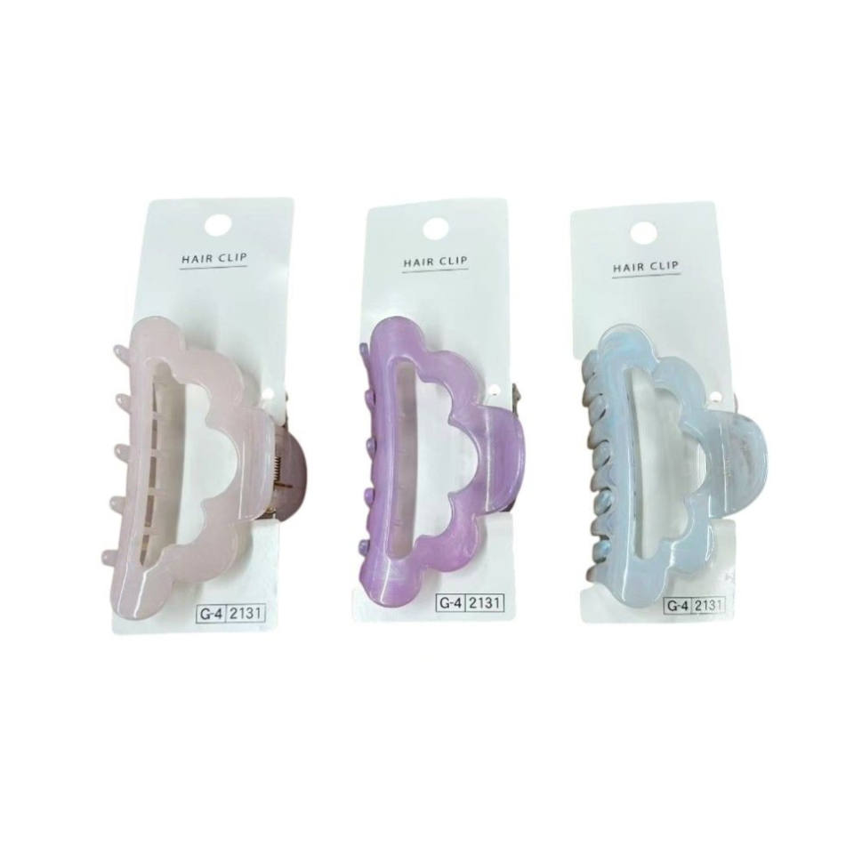 Marble Cloud Hair Clip