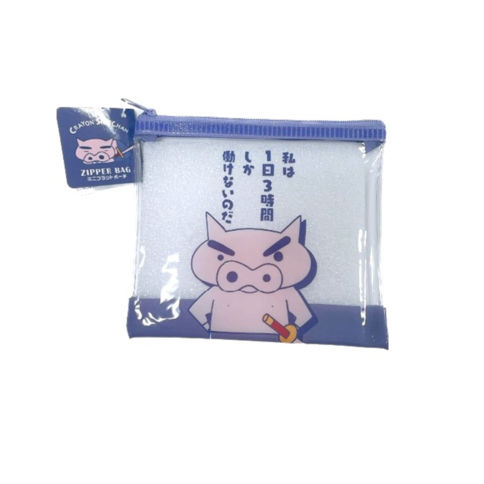 Crayon Shin Chan Buriburizaemon Mini Flat Pouch
