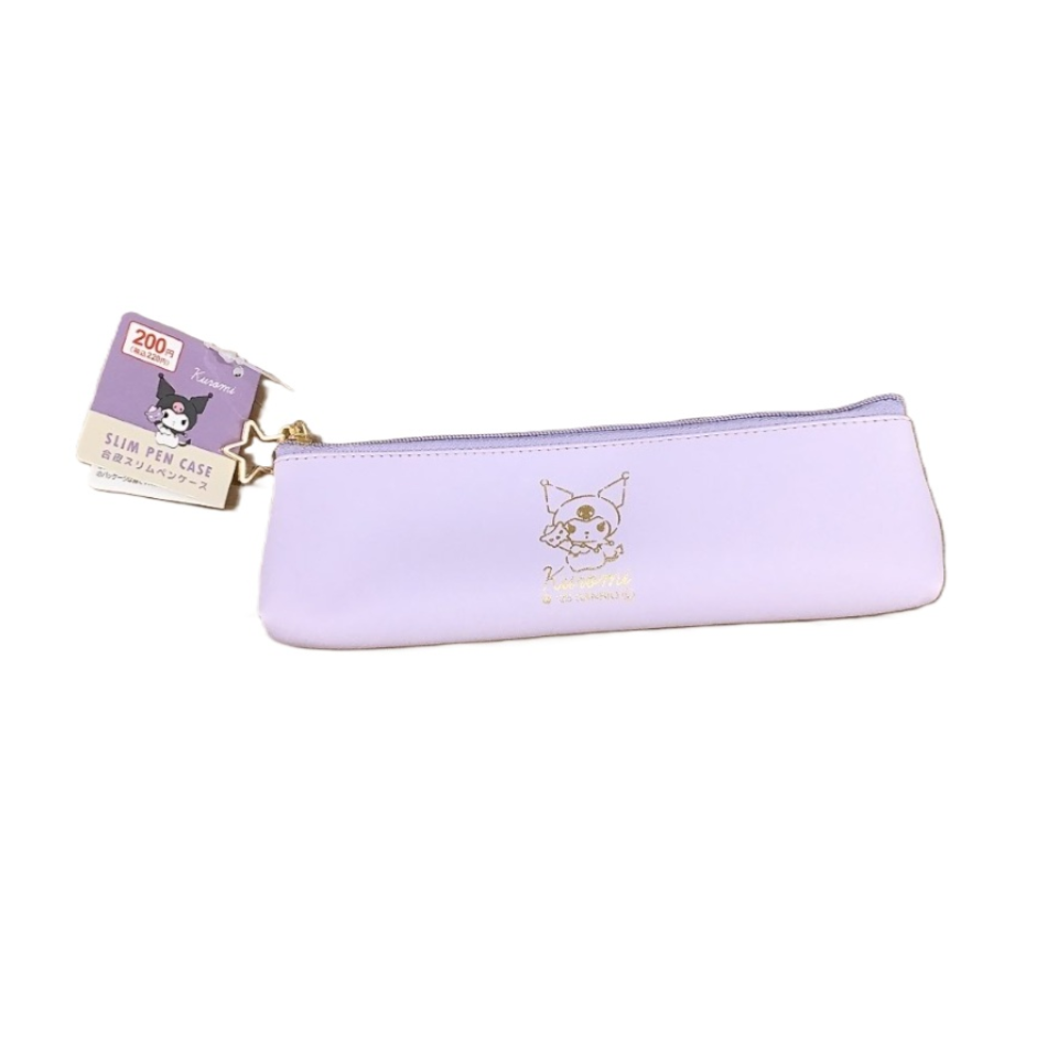 Synthetic Leather Slim Pen Case Kuromi