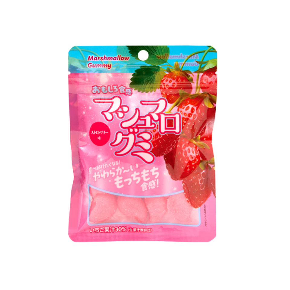 First Japan Marshmallow Gumi Strawberry Flavor 40g