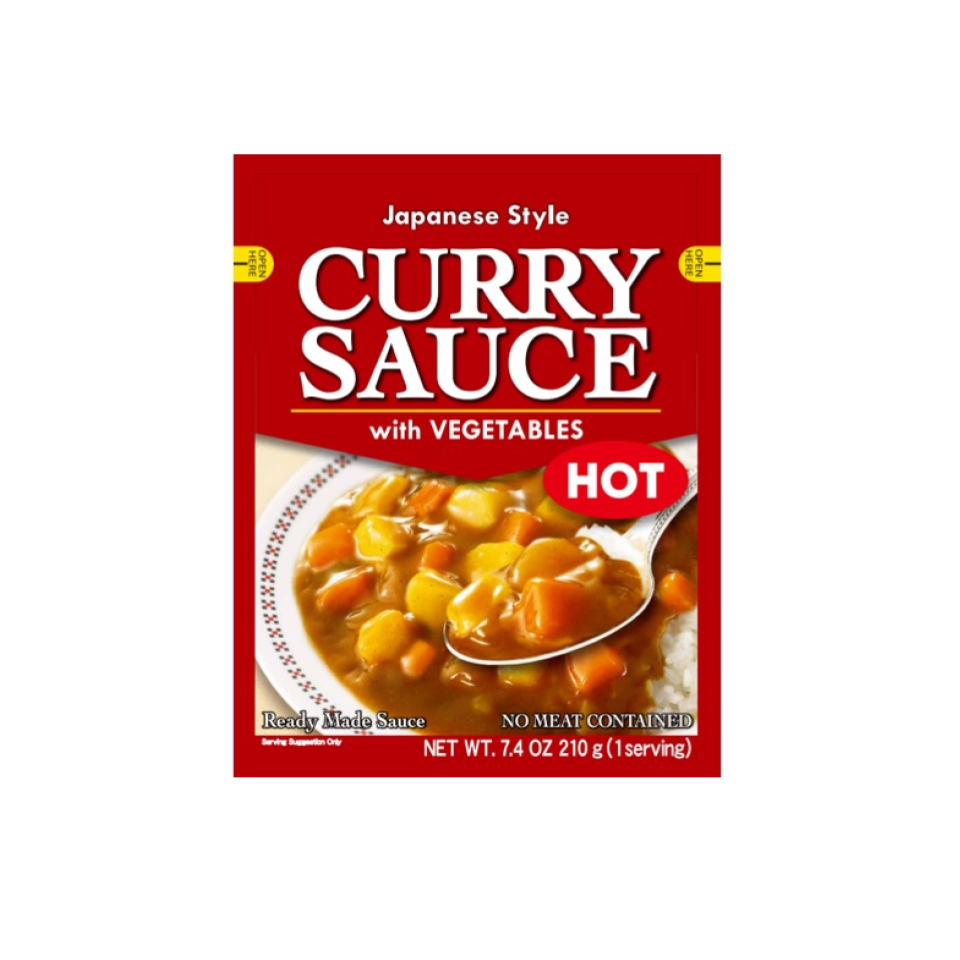S&B Curry Sauce with Vegetables Hot