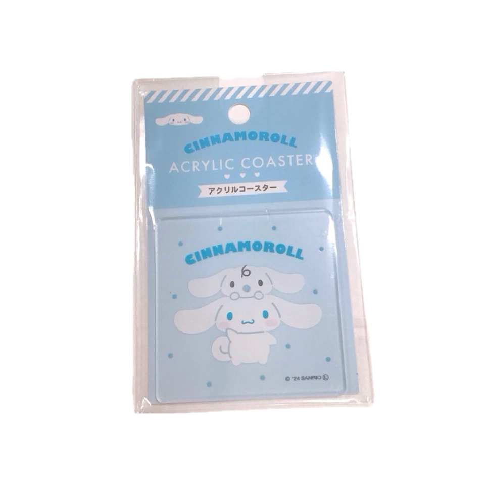 Acrylic Coaster Cinnamoroll Light Blue