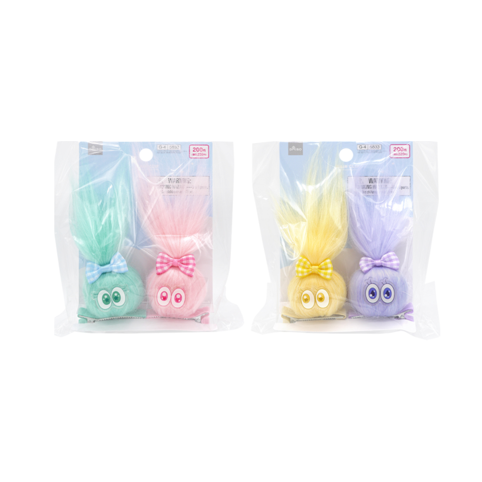 Hair Clip Set Mokemoke Monster