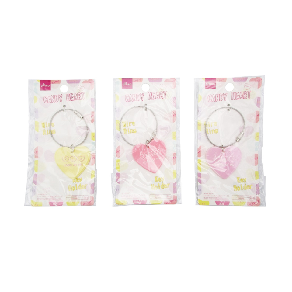 Key Holder Wire Ring Candy/Heart