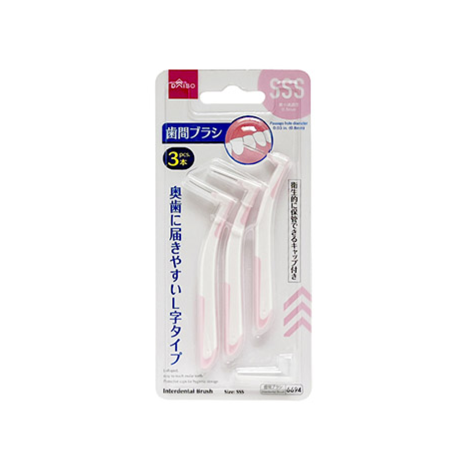 Interdental Brushes with Caps L-Shaped SSS
