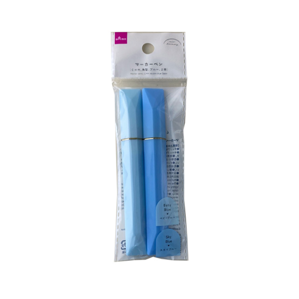 Marker Pens Square Blue