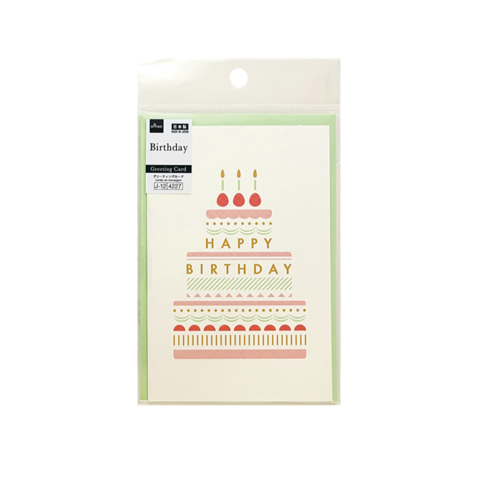Greeting Card Birthday Cake