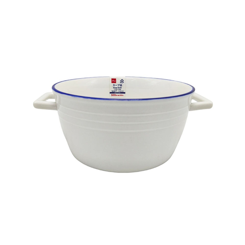 Soup Bowl Blue Line