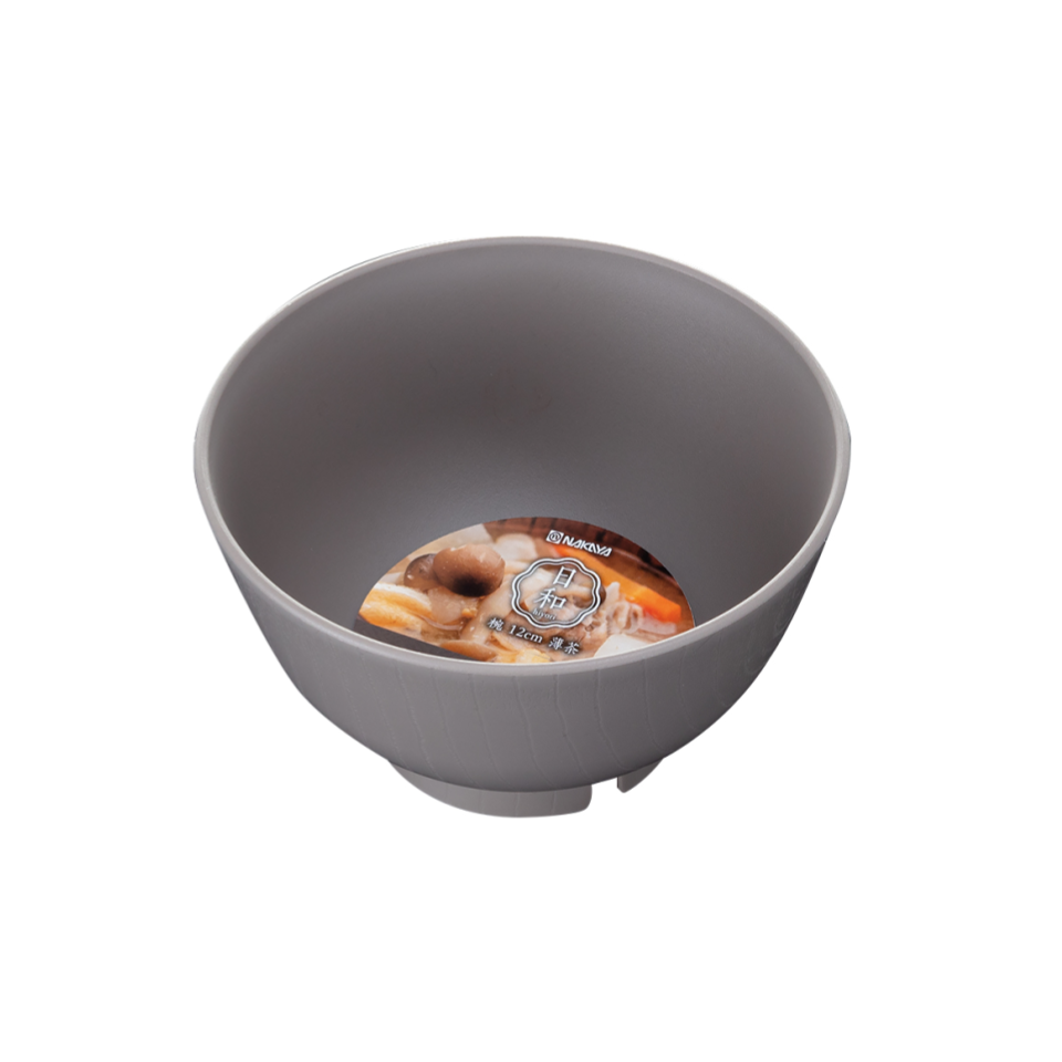 Hiyori Bowl Light Brown 12cm