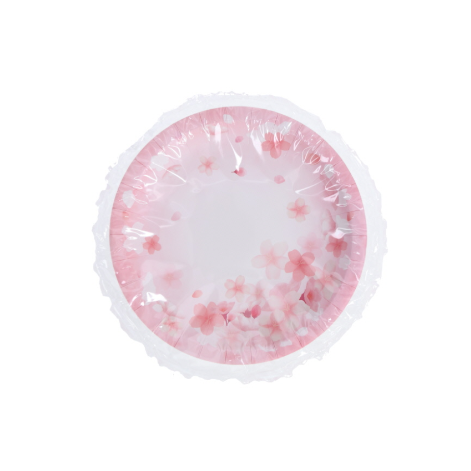 Paper Plate Cherry Blossom 18cm