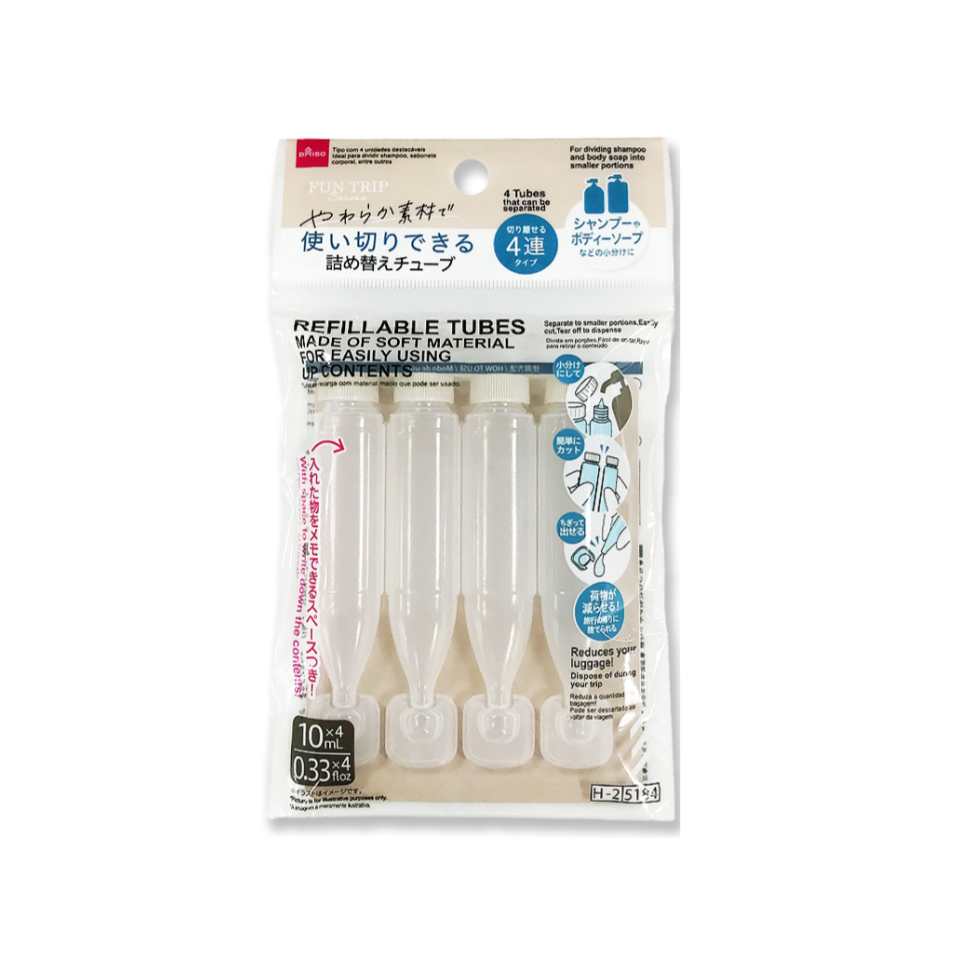 Refill Tube for Dividing into Smaller Portions Fun Trip