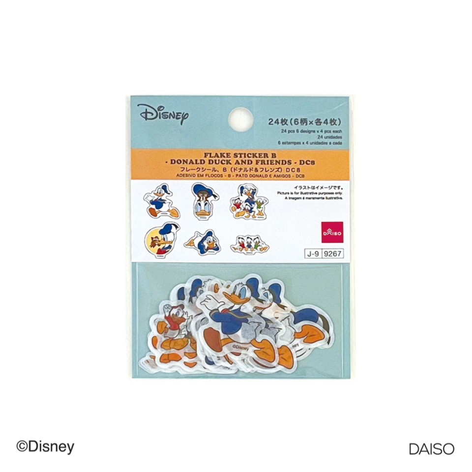 Flake Sticker B Donald Duck and Friends