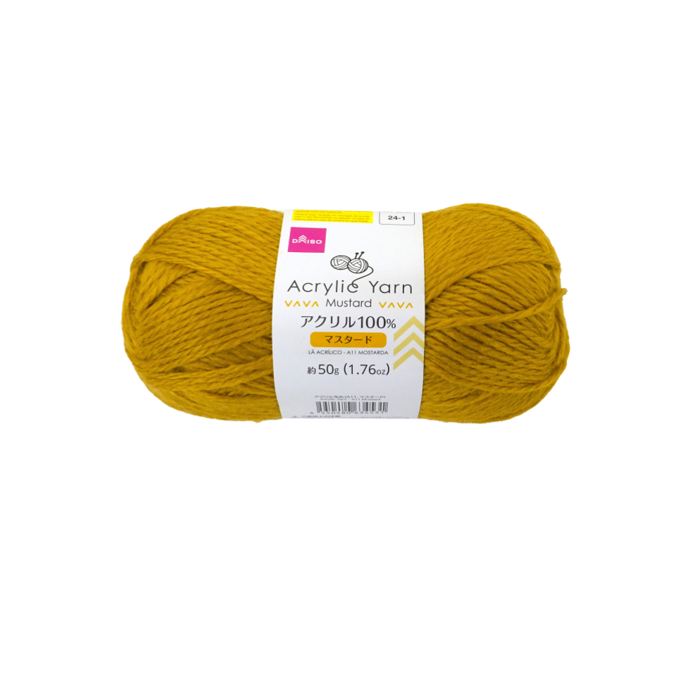 Acrylic Yarn Mustard