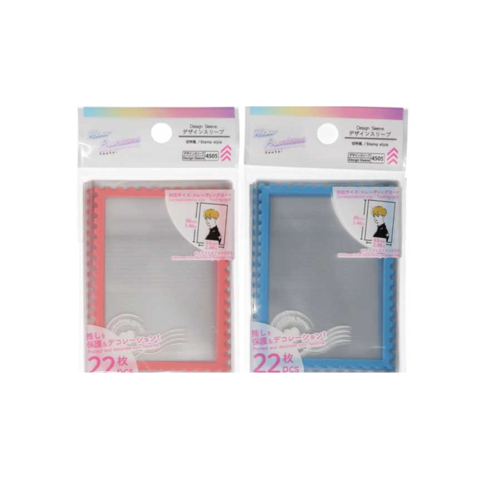 Design Sleeve B Stamp Style Red/Blue