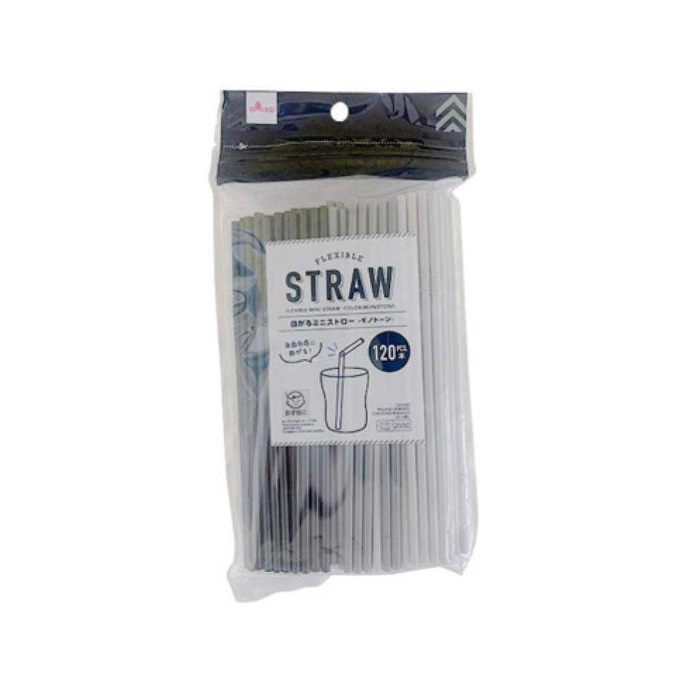 Flexible Mini Straw Monotone
