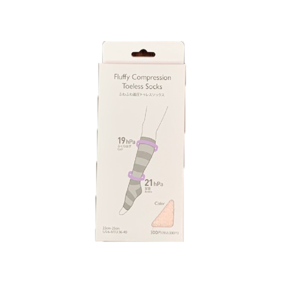 Fluffy Compression Toeless Socks