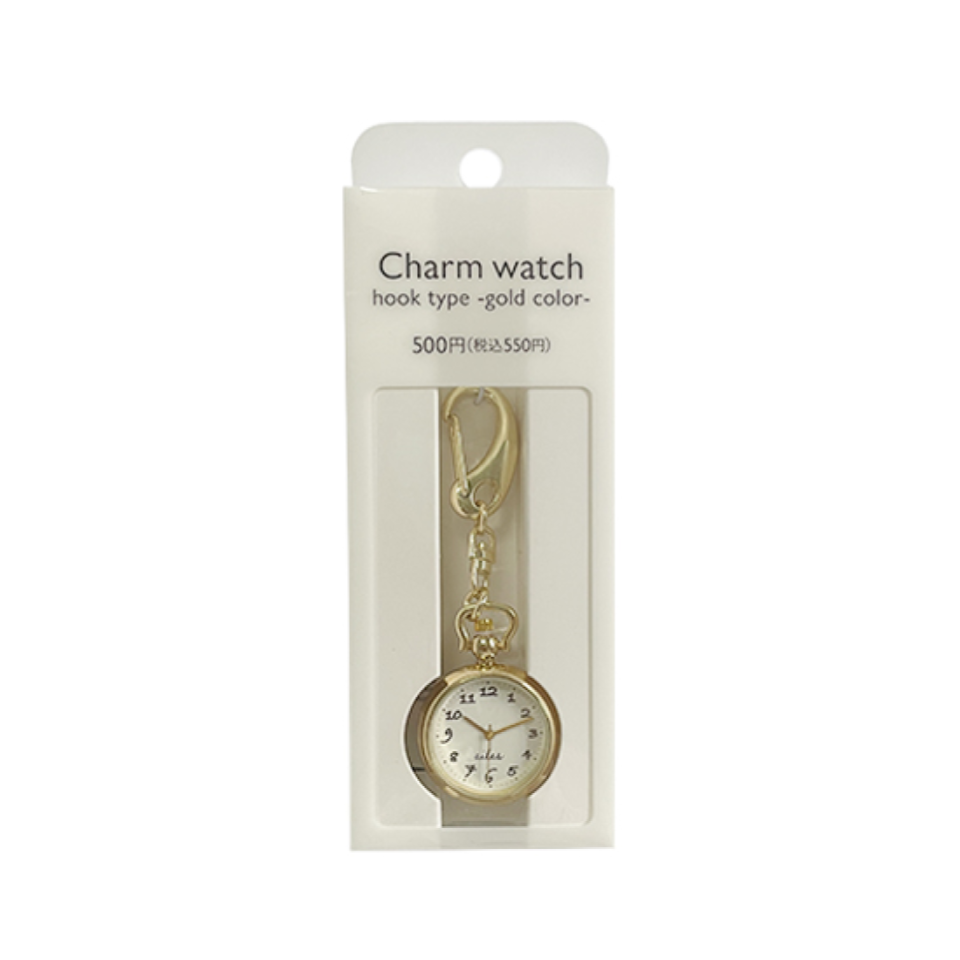 Charm Watch Hook Type Gold