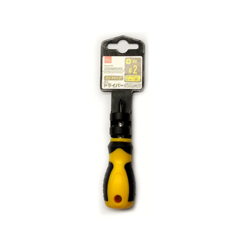 Magnetic Mini Screwdriver PH#2 x 1.50in