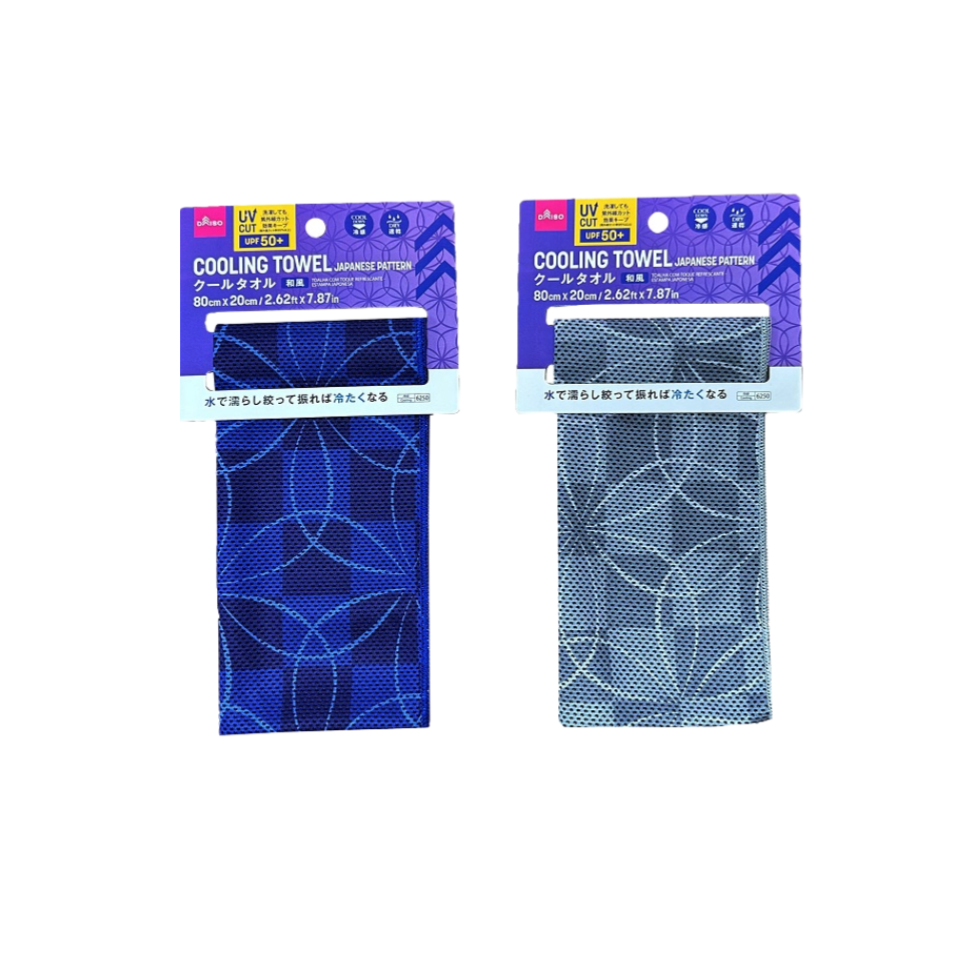 Cooling Towel Japanese Pattern
