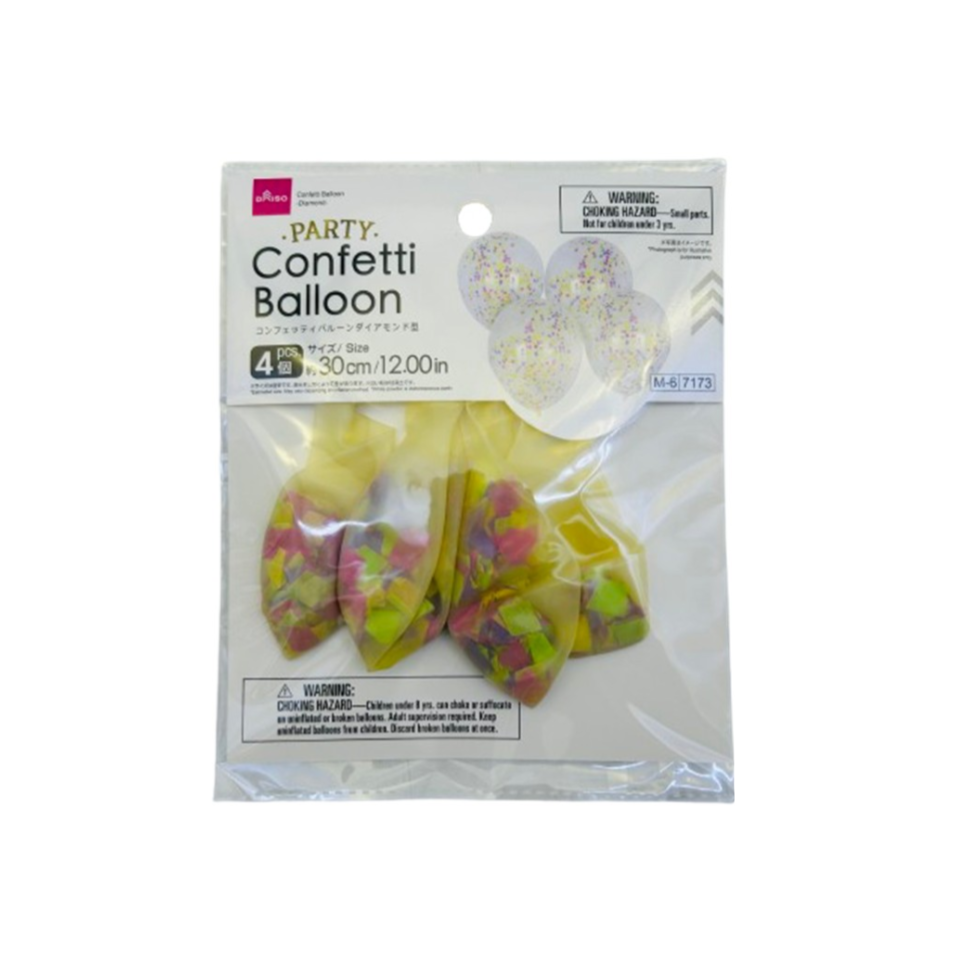 Confetti Balloon Diamond 12in