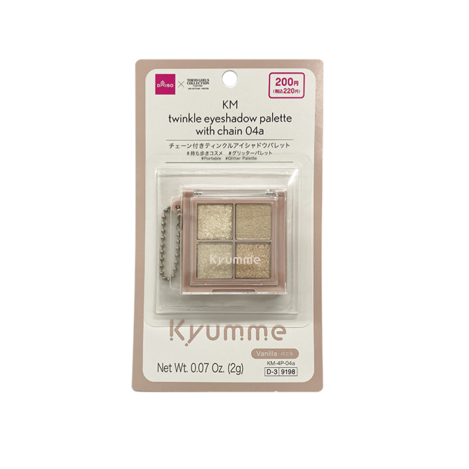 Kyumme Twinkle Eyeshadow Palette with Chain 04A