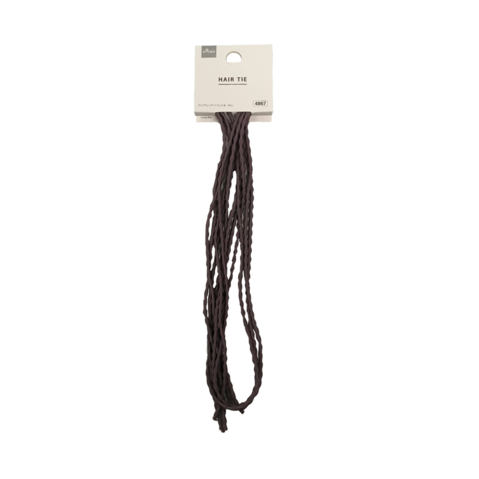 Long Wave Hair Tie Mocha