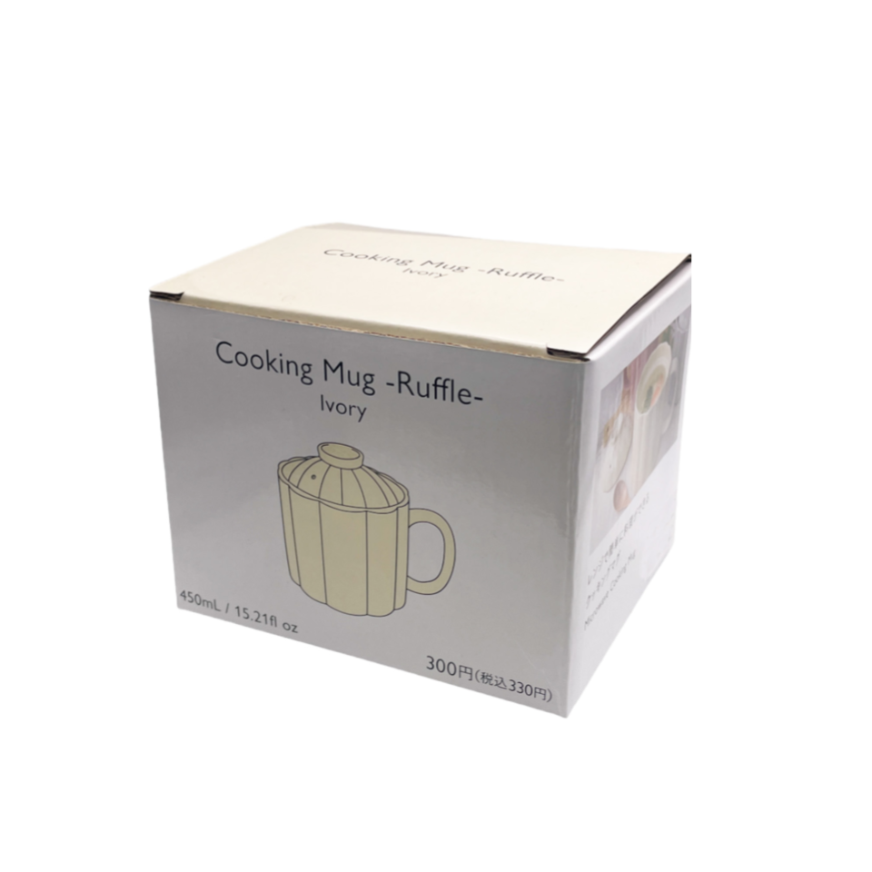 Cooking Mug Ruffle Ivory 450ml