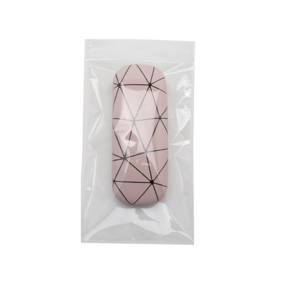 Glasses Case Geometric Pink 2