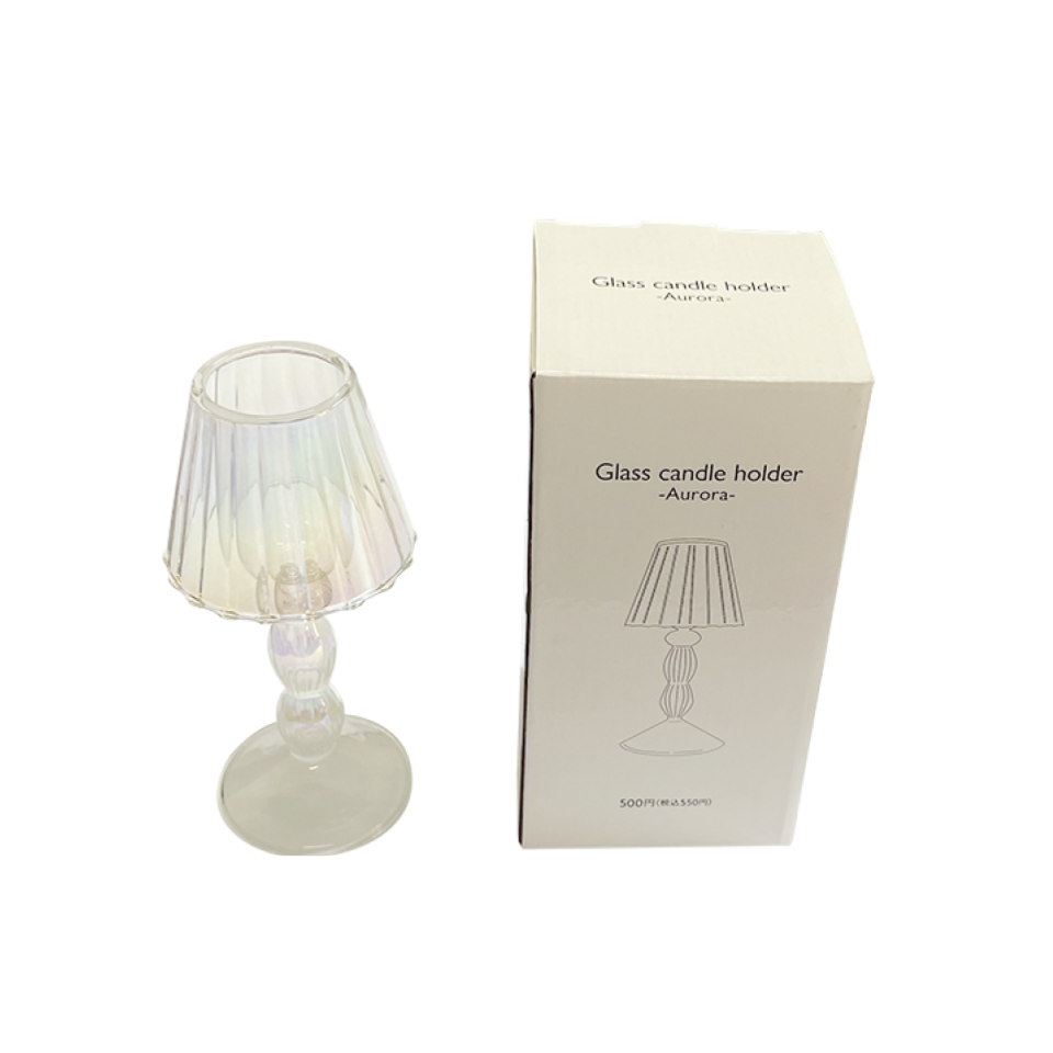Glass Candle Holder Aurora