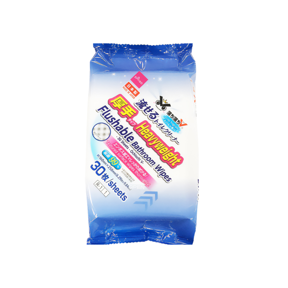 Flushable Bathroom Wipes Heavyweight Ochiochi V