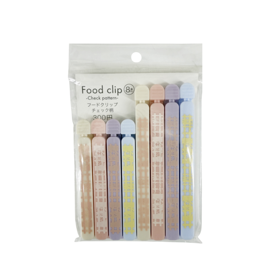 Food Clip Check Pattern Set of Size M & L