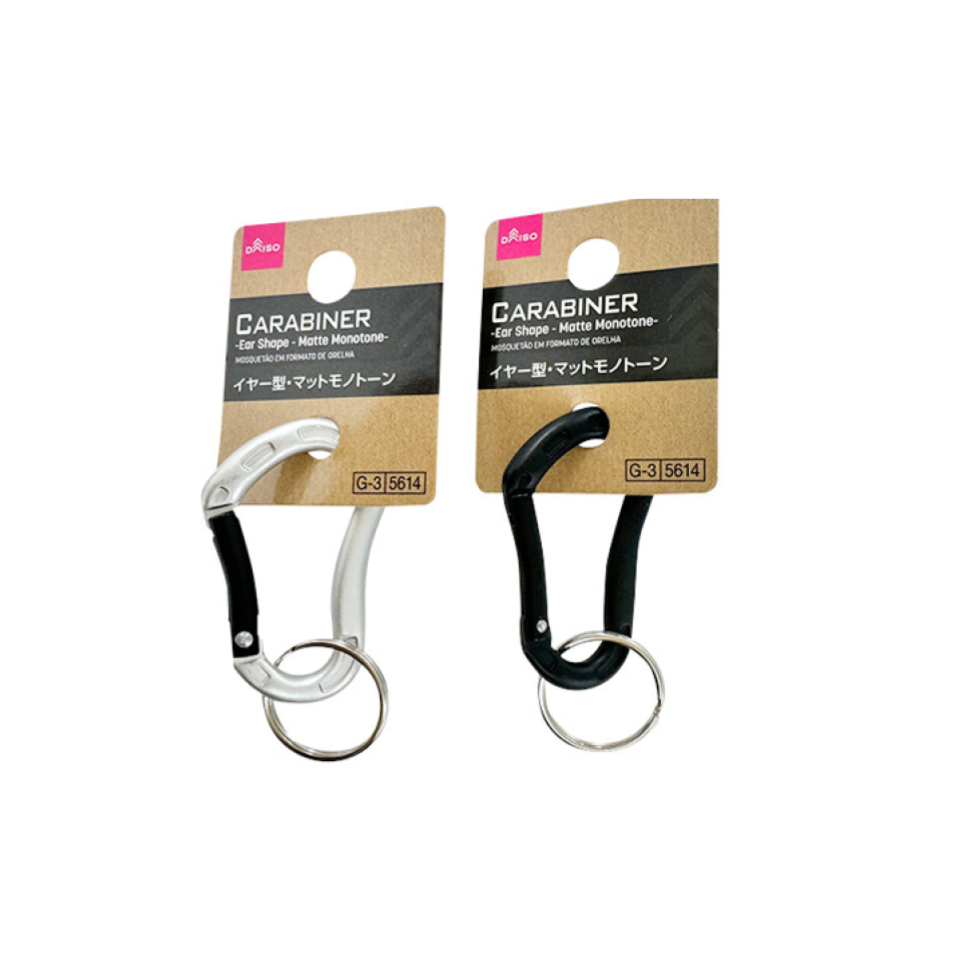 Carabiner Ear Shape Matte Monotone