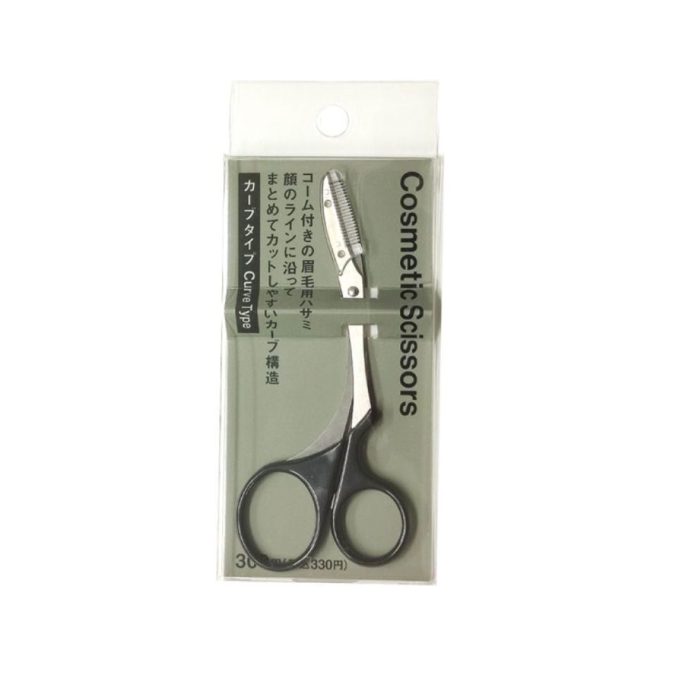 Eyebrow Scissors with Comb Curve Type