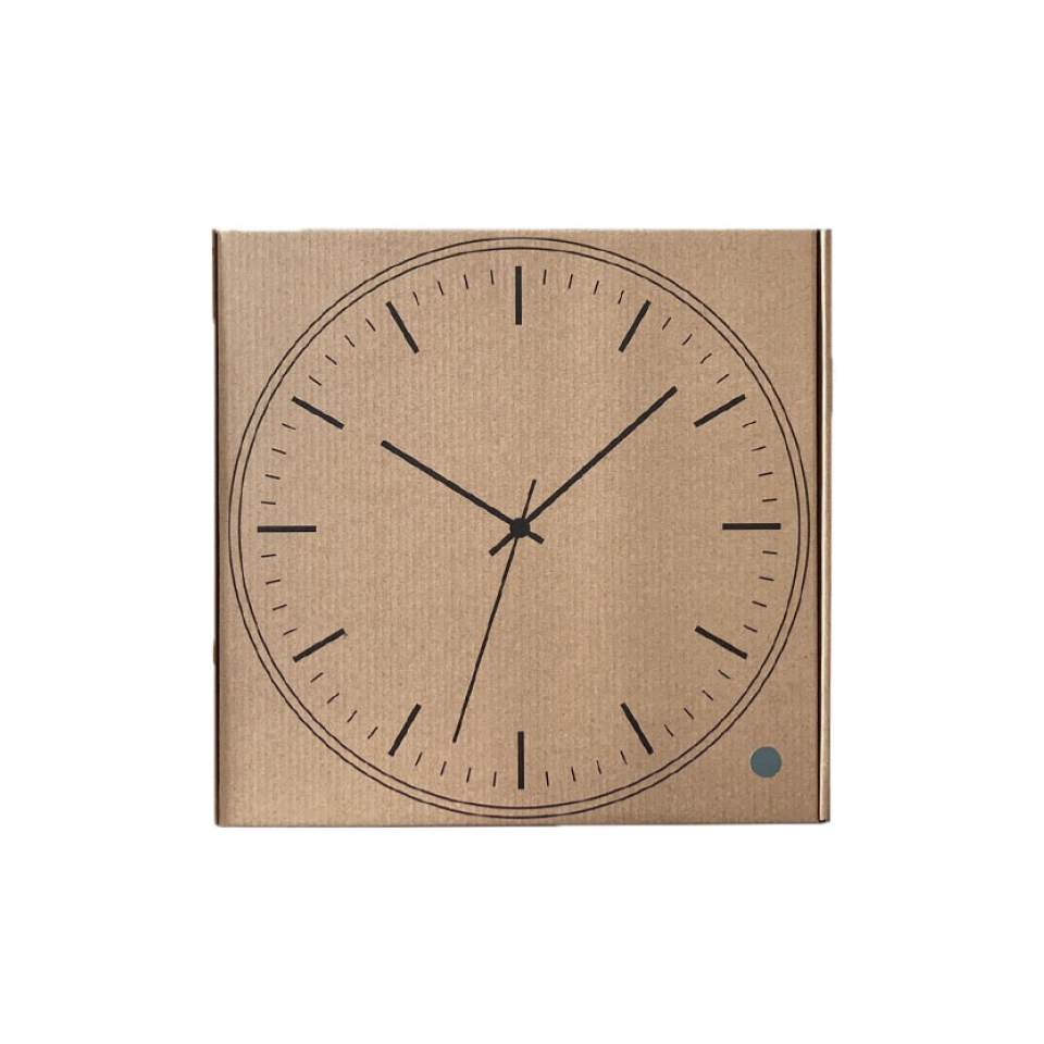 No Number Wall Clock Gray