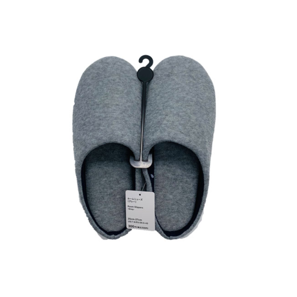 Room Slippers Gray 23cm to 25cm